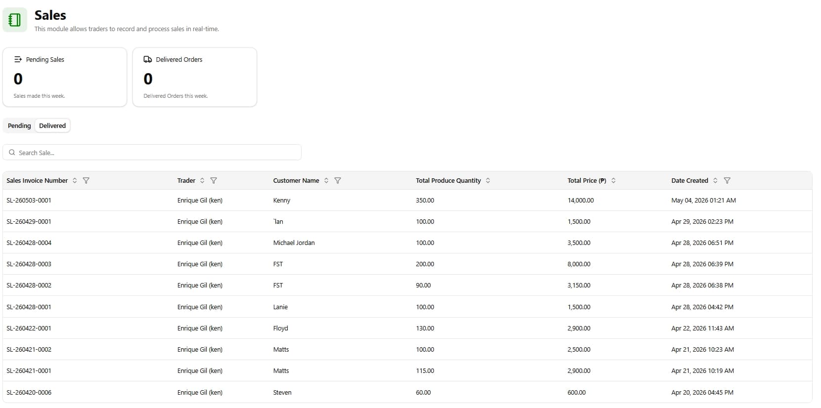 Sales & Delivery Fulfillment module preview